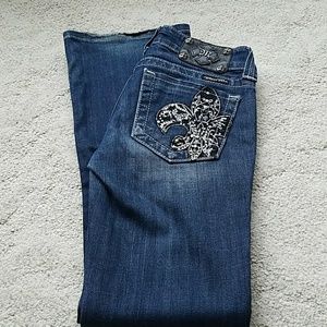 Miss Me Fleur De Lis Jeans